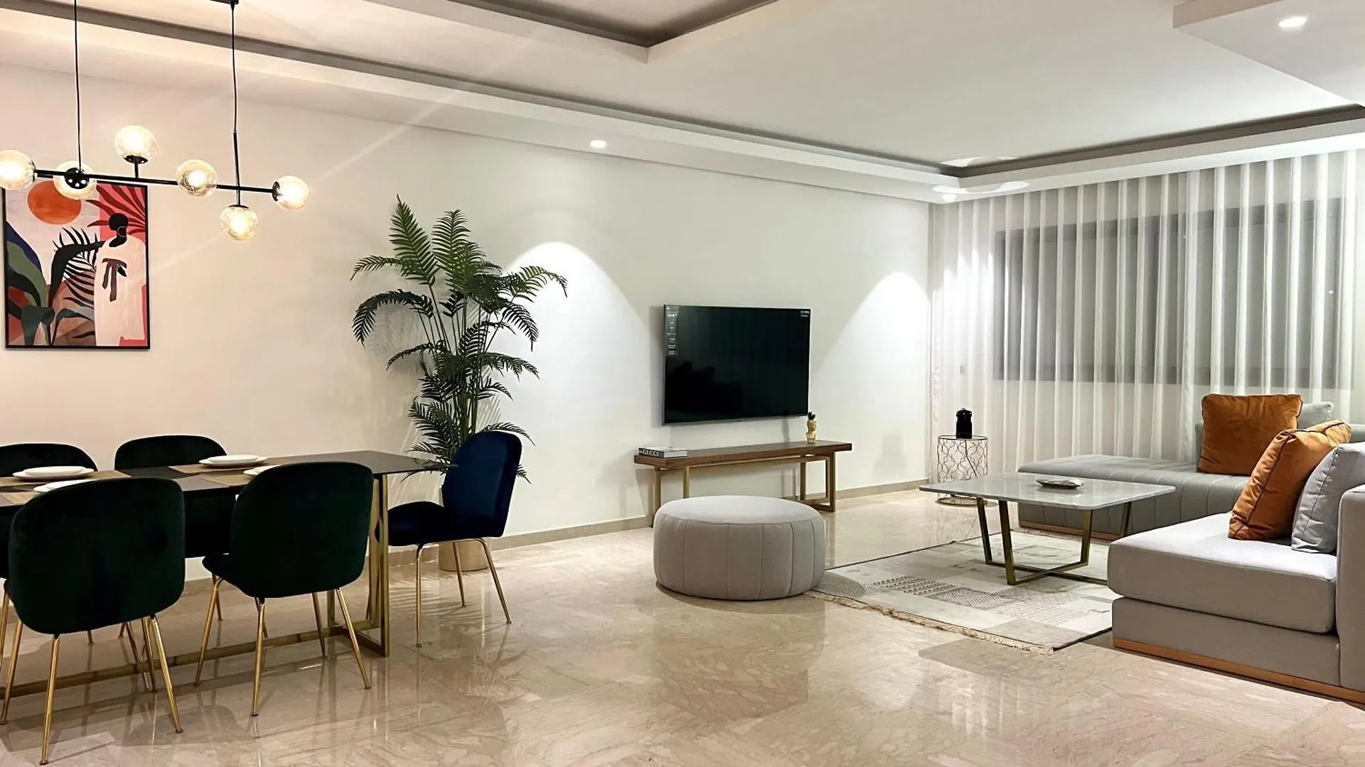 Lägenhet Family 3 Bedrooms- By Appartali Casablanca Marocko